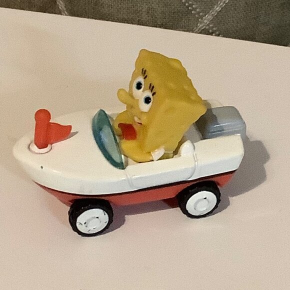 SpongeBob SquarePants Die-Cast Boat Car Toy Collectible Figure Boating School - Picture 6 of 7